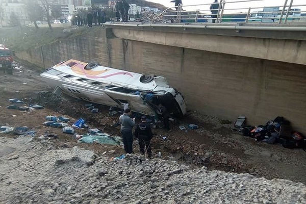 Renversement d'un bus à Médéa : 5 morts et 30 blessés
