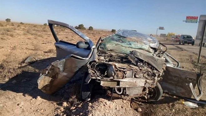أربعة قتلى في اصطدام سيارتين بـ”طريق الموت” في سعيدة؟!