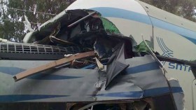 وفاة شخصين و جرح 120 في اصطدام قطارين ببومرداس