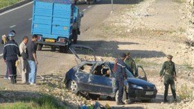 وفاة أربع شابات من عائلة واحدة في حادث مرور بالبويرة