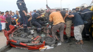 Accidents de la route : 38 morts et 1141 blessés en une semaine