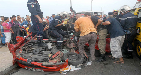 Accidents de la route : 38 morts et 1141 blessés en une semaine