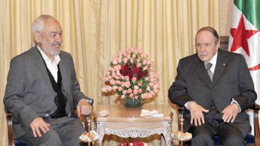 Le président Bouteflika reçoit le chef du parti tunisien Ennahda