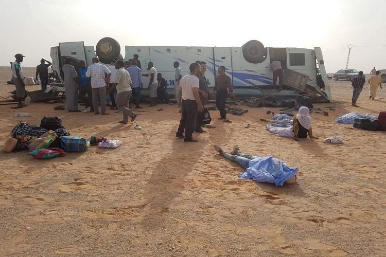 Adrar: Trois morts et 18 blessés suite au renversement d’un bus