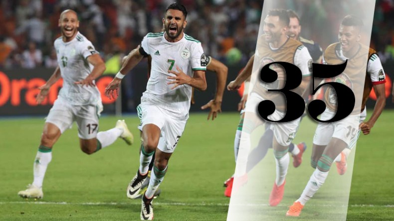 “الخضر” في المركز الـ35 عالميا والرابع إفريقيا