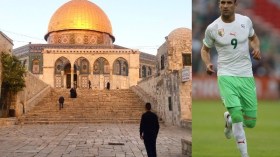 عبد القادر غزال يزور المسجد الأقصى