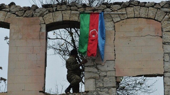 أذربيجان: إقامة أول صلاة بمدينة أغدام بعد تحريرها