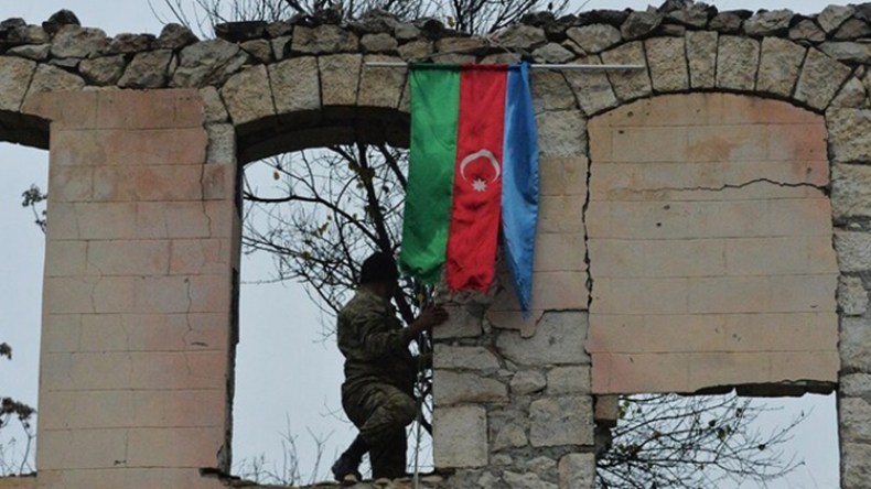 أذربيجان: إقامة أول صلاة بمدينة أغدام بعد تحريرها