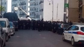 أعوان أمن “اتصالات الجزائر” يحتجون أمام مقر الوزارة