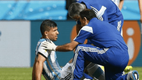 أغويرو يصاب ويحرم الأرجنتين من خدماته
