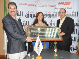 Echorouk pays tribute to the Algerian novelist Ahlam Mostaghanemi