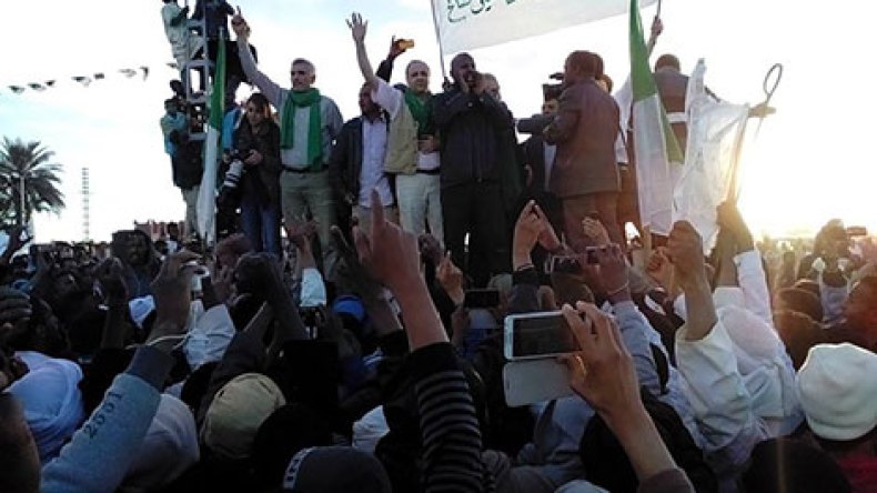 مسيرة “لا رجوع لا رجوع حتى يسقط المشروع”..