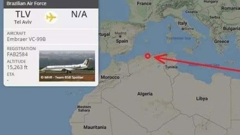 مصدر رسمي يرد على مزاعم مرور طائرة قادمة من تل أبيب بالجزائر