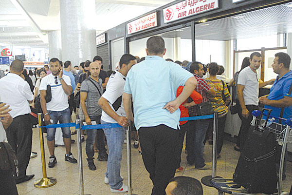 Three million Algerians went abroad to spend summer holidays