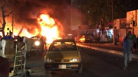 13 قتيلا وجريحاً في تفجير سيارة مفخخة ببغداد