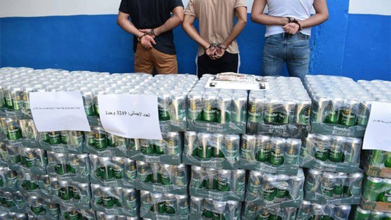 توقيف شخص وحجز 3396 وحدة من المشروبات الكحولية بغليزان