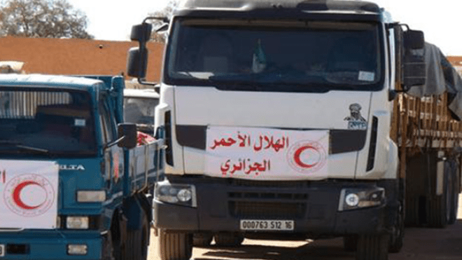 مساعدات إنسانية من الجزائر إلى ليبيا