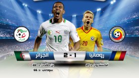 الجزائر 2 – رومانيا 1.. لقطة بلقطة
