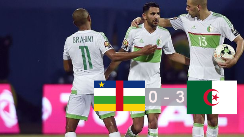 Algérie 3-0 Centrafrique: une victoire sans convaincre!