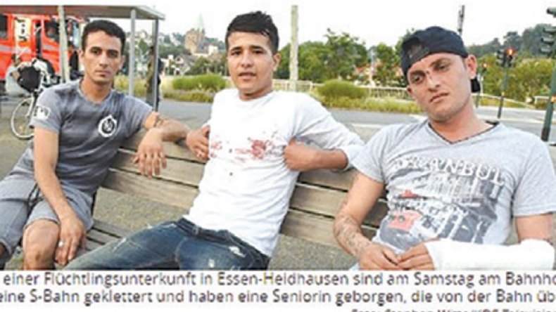 جزائريان ومغربي يخاطرون بأنفسهم لإنقاذ عجوز من تحت قطار بألمانيا