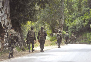 Algerian forces seize 52 g of explosives meant to implement a terrorist attack west of Algeria