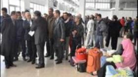 وصول دفعة جديدة من الجزائريين الفارين من ليبيا الى مركز بوشبكة الحدودي