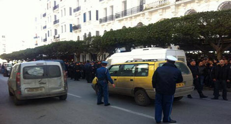 Manifestation à Alger à l’appel du mouvement «Barakat»