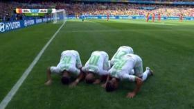 نهاية الشوط الأول.. بداية موفقة لـ “الخضر” أمام بلجيكا