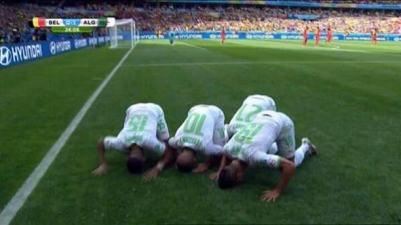 نهاية الشوط الأول.. بداية موفقة لـ “الخضر” أمام بلجيكا