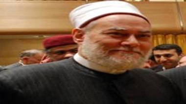Le mufti d'Egypte sur l'esplanade des Mosquées à Jérusalem-Est