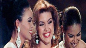 ملكة جمال الكون السابقة تشعل سجالاً في أول مناظرةٍ بين ترامب وكلينتون