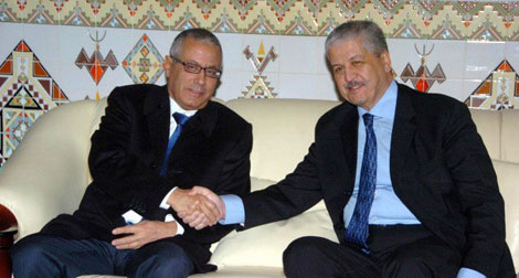 Abdelmalek Sellal s’entretient avec son homologue libyen