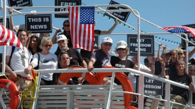 Grèce : le bateau américain pour Ghaza arraisonné