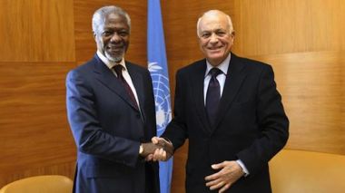 Kofi Annan à Bagdad pour parler de la Syrie avec le Premier ministre irakien