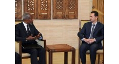 Syrie: Annan a présenté à Assad une série de “propositions concrètes”