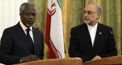 L'Iran réaffirme son soutien total au plan Annan pour la Syrie