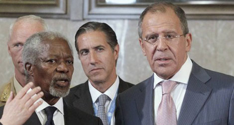 Kofi Annan à Moscou lundi, confirme son porte parole