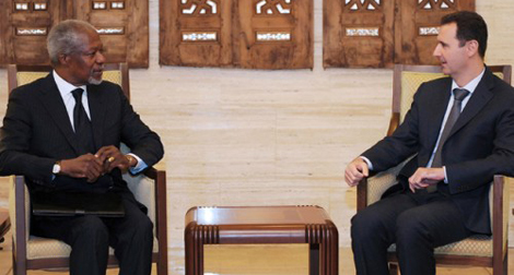 Syrie: Kofi Annan fixe le 10 avril comme date-limite pour l'application de son plan