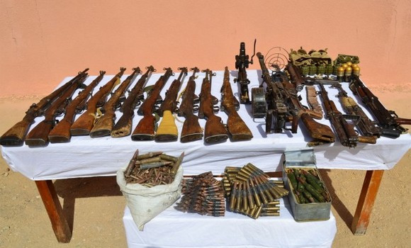 Découverte d’une cache d’arme et de munitions à Bouira