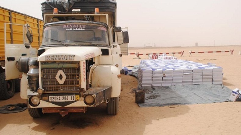 الجيش يحجز محظورات ومواد غذائية