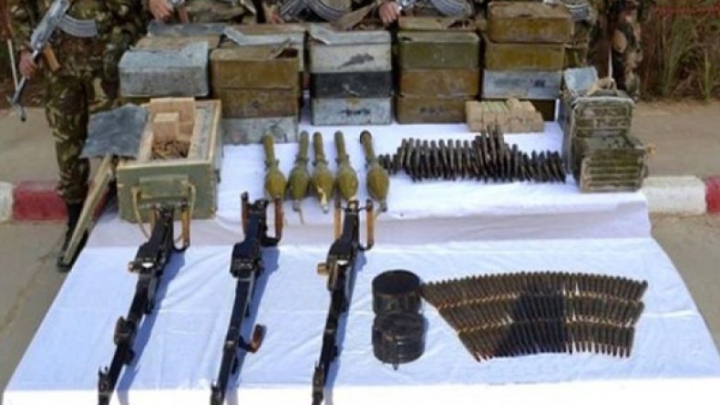 الجيش يسترجع رشاشا وحشوات دافعة للـRPG-7 بالوادي