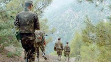 Military troops hunt terrorists in eastern Algeria
