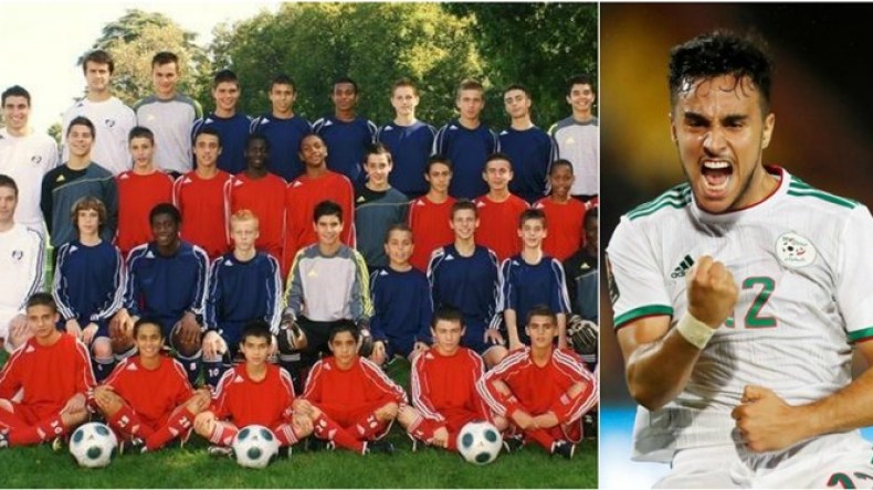 صورة قديمة لـ “آدم الوناس” في الفئات الصغرى