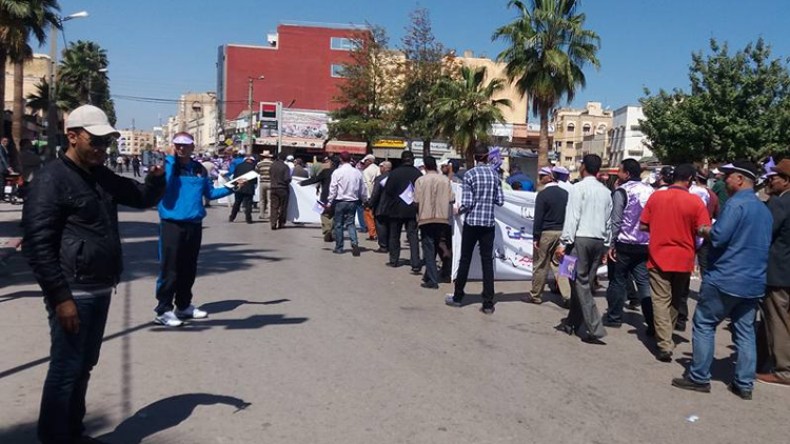 وقفة احتجاجية للمطالبة بمحاسبة رؤوس الفساد المحلي بالشلف