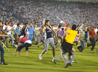 Algerian referees escape death in Cairo Stadium by miracle