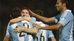 تخريب حافلة منتخب الأرجنتين في البيرو