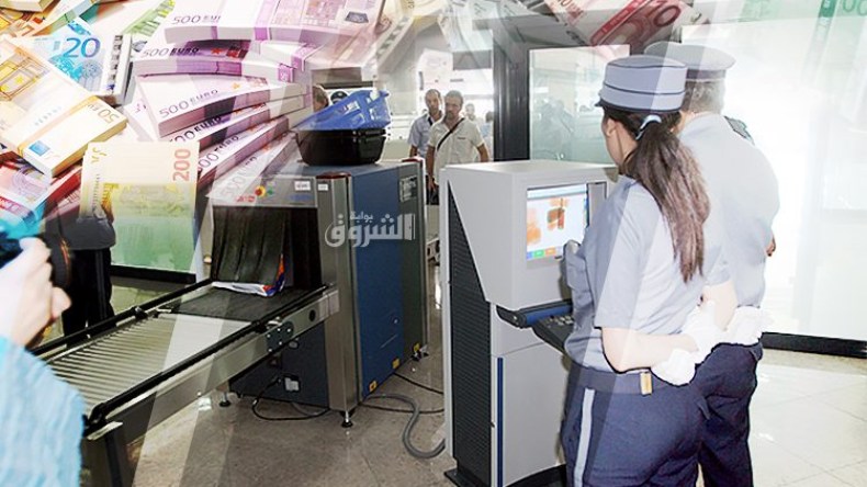إحباط تهريب 181 ألف دولار و111 ألف أورو