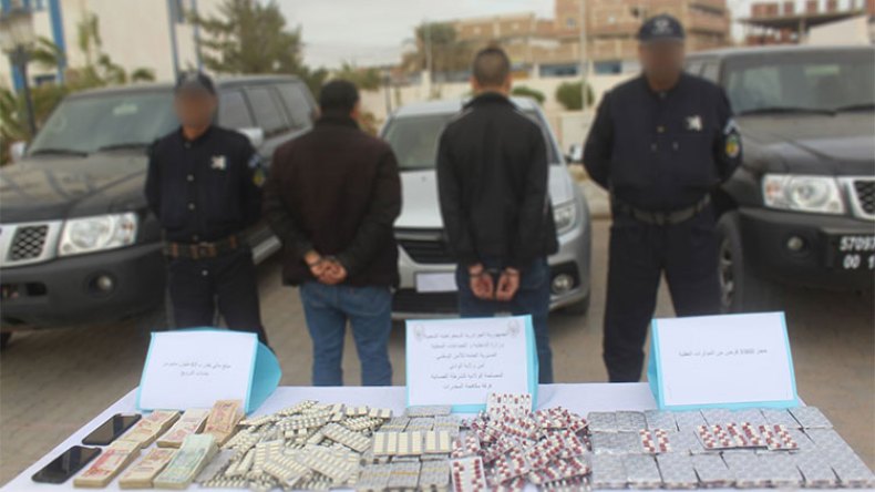 توقيف 3 مروجين لكمية من الكيف والأقراص المهلوسة بعين الدفلى
