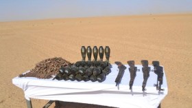 الجيش يكشف أسلحة حربية في تمنراست