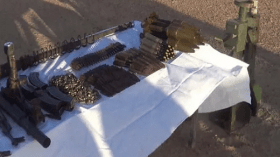 العثور على ترسانة أسلحة بتينزاواتين